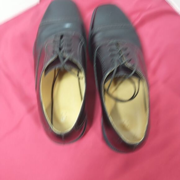 Rockport APM1141E Burgundy Leather Oxfords Cap Toe Dress Work Shoes Mens SZ 10 W - Picture 4 of 8